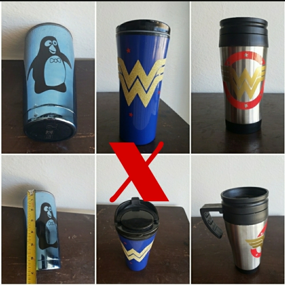 You get x1 wonder woman or wheezy tumbler